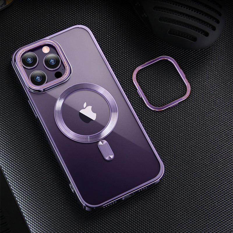 LUPHIE TPU metaltelefoncover til iPhone 14 Pro Max Anti-drop magnetisk telefoncover med kameralinseramme LUPHIE TPU metaltelefoncover til iPhone 14 Pro Max Anti-drop magnetisk telefoncover med kameralinseramme
